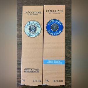 L'occitane Hand Cream 2o% Shea Butter + One-Minute Hand Scrub Duo